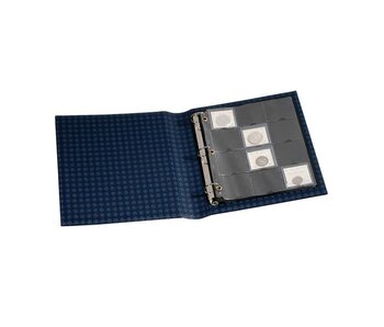10 X Storage Sheet With Metal Eyelets For Iccs Graded Coins And For 2.5 X 2.5 Inches