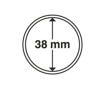 Coin Capsules Inner Diameter 38 MM