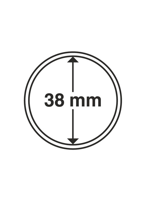 Coin Capsules Inner Diameter 38 MM