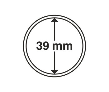 Coin Capsules Inner Diameter 39 MM