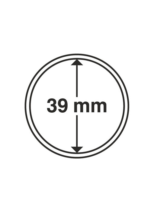 Coin Capsules Inner Diameter 39 MM