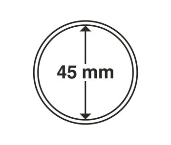 Coin Capsules Inner Diameter 45 MM