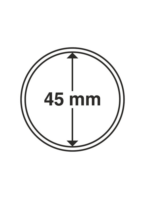 Coin Capsules Inner Diameter 45 MM