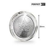 Lighthouse Ultra Coin Capsules Perfect Fit For 1 Oz. Maple Leaf Silver (3800 MM) Pack Of 10