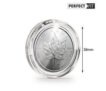 Ultra Coin Capsules Perfect Fit For 1 Oz. Maple Leaf Silver (3800 MM) Pack Of 10