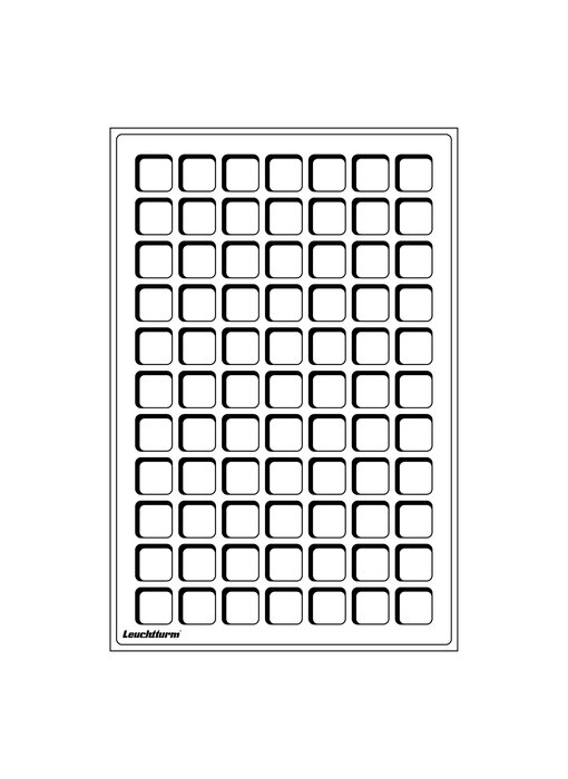 Coin Trays L For 77 Coins Up To 22 MM Ø Blue