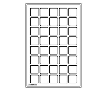 Coin Trays L For 40 Coins Up To 33 MM Ø Blue