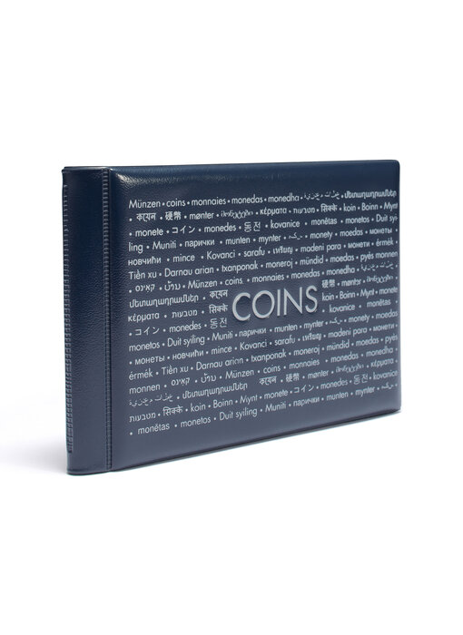 Coin Wallet Route With 8 Coin Sheets Each For 6 Coins Blue