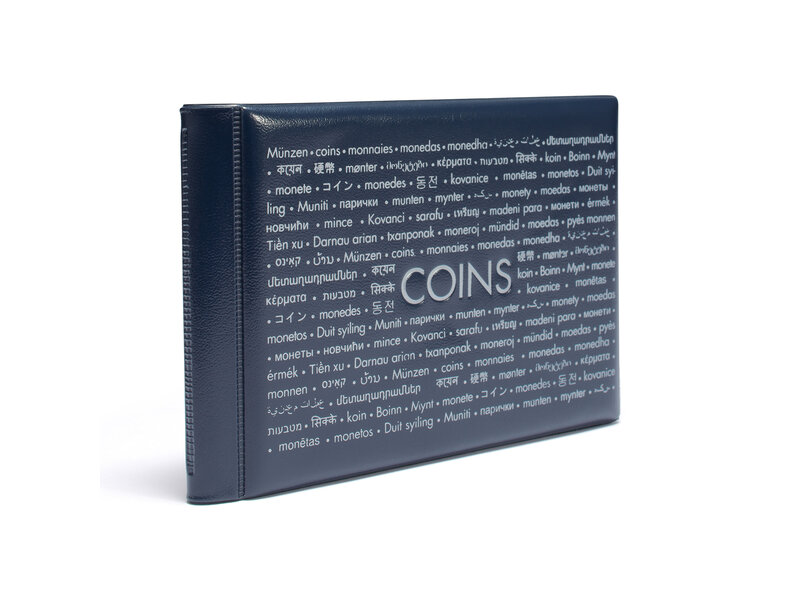 Lighthouse Coin Wallet Route With 8 Coin Sheets Each For 6 Coins Blue