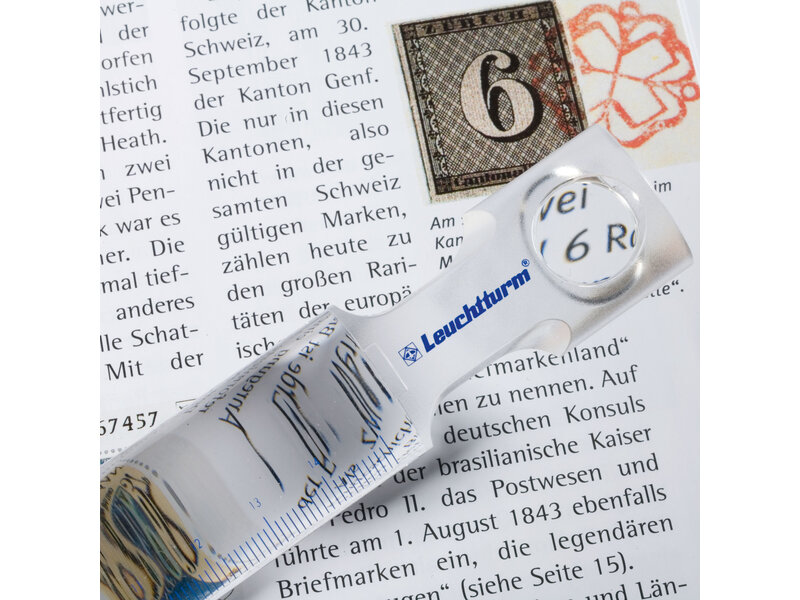 Line Magnifying Ruler - 2.5X Magnification