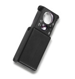 Pull Out-Magnifier 10X And 30X Magnification Black