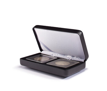Single Coin Box Nobile For 2 Quadrum 50X50 MM Black