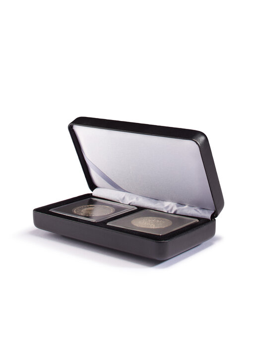 Single Coin Box Nobile For 2 Quadrum 50X50 MM Black