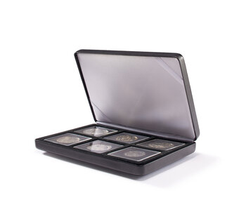Single Coin Box Nobile For 6 Quadrum 50X50 MM Black