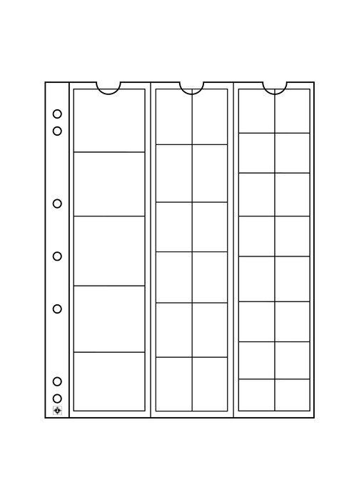 Numis Coin Sheets Mix (Nh33)
