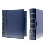 Lighthouse Ringbinder Optima In Classic Design Incl. Slipcase Blue