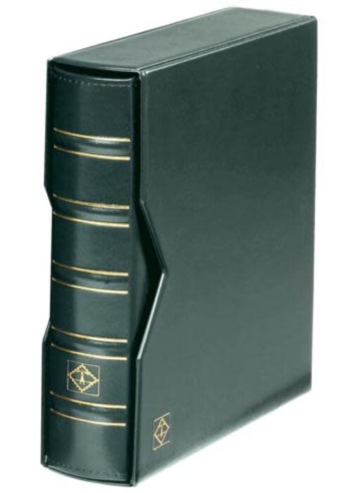 Ringbinder Optima In Classic Design Incl. Slipcase Green