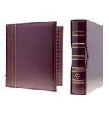 Lighthouse Ringbinder Optima In Classic Design Incl. Slipcase Red