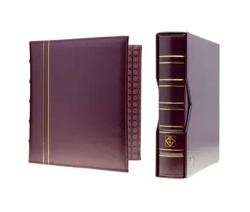 Ringbinder Optima In Classic Design Incl. Slipcase Red