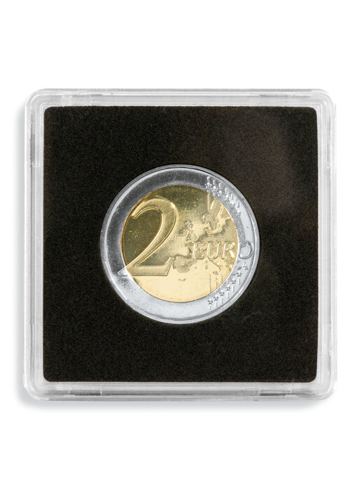 Square Coin Capsules Quadrum Inner Diameter 25 MM