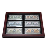 Lighthouse Showcase For 6 Banknotes Including Capsules