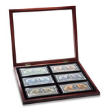 Lighthouse Showcase For 6 Banknotes Including Capsules