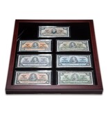 Lighthouse Showcase For 7 Banknotes Including Capsules