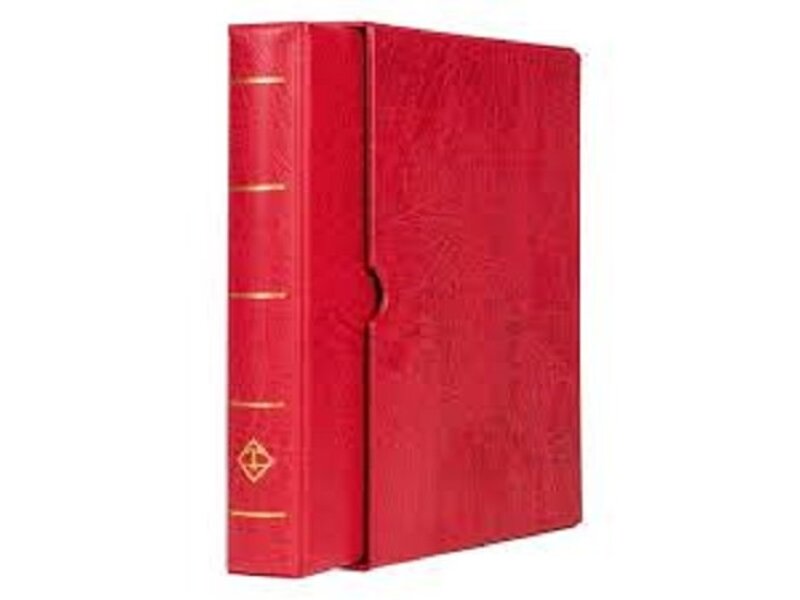 Lighthouse Vario F 3-Ringbinder-Set Red With Slipcase