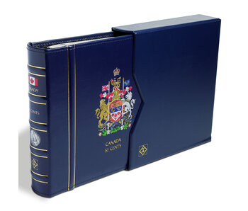 Vista Canada Album 50 Cents 1870 - To Date Incl. Slipcase 8 Blank Pages