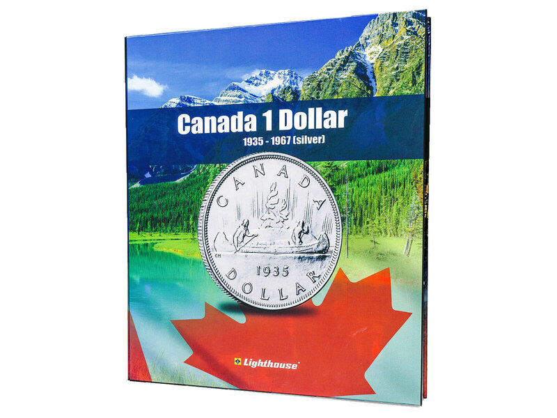Lighthouse Vista Book Canada 1 Dollar Silver 1935 - 1967