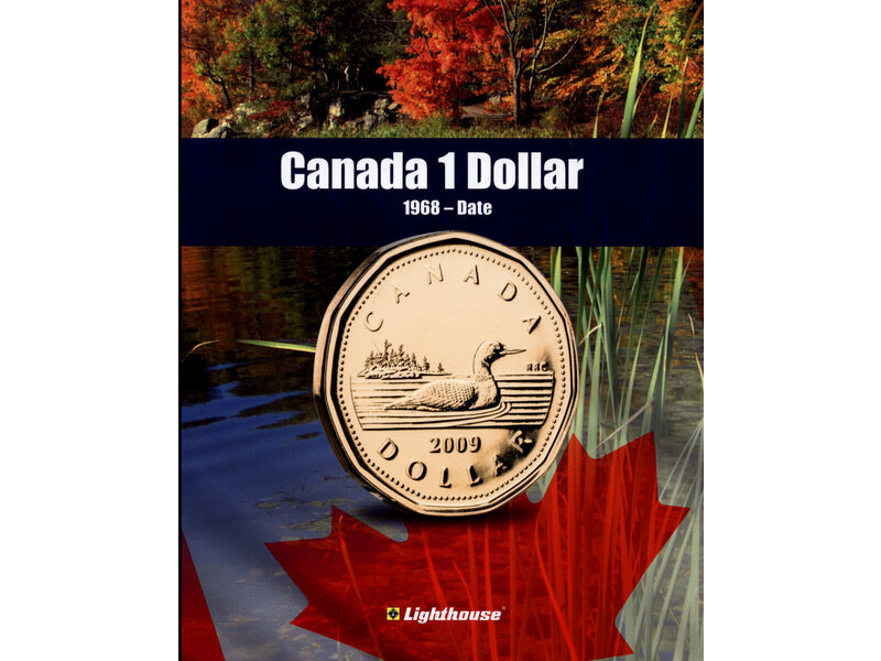 Lighthouse Vista Book Canada 1 Dollar Nickel 1968 - 2016