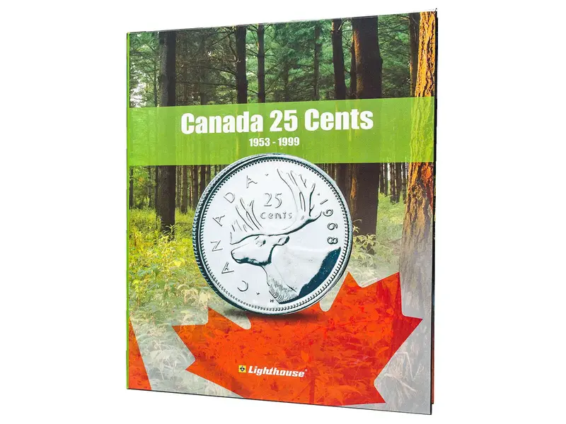 Lighthouse Vista Book Canada 25 Cent Vol. 2 1953 - 1999