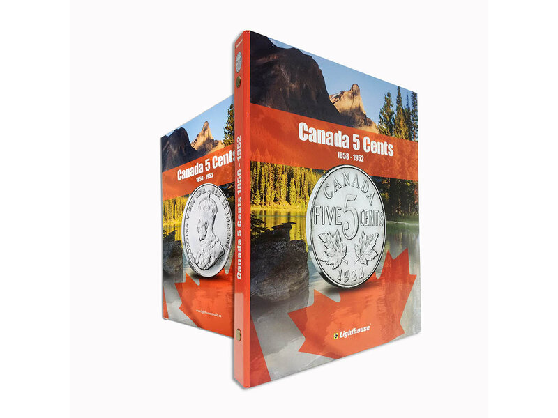 Lighthouse Vista Book Canada 5 Cent Vol. 1 1858 - 1952