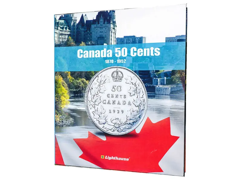 Lighthouse Vista Book Canada 50 Cent Vol. 1 1870 - 1952