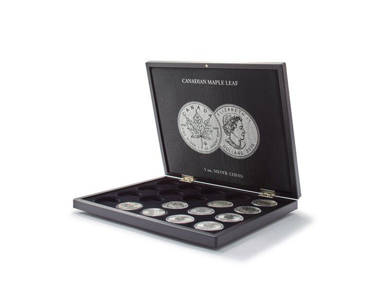 Lighthouse Volterra Uno - Presentation Case For 20 Silver Coins (Maple Leaf) In Capsules