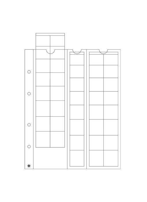 Optima Coin Sheets Euro-Set (M40)