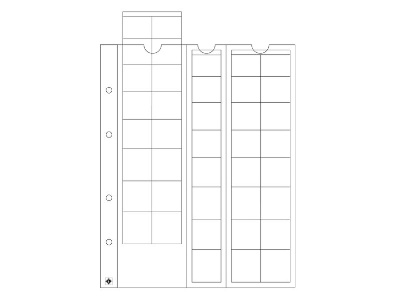 Lighthouse Optima Coin Sheets Euro-Set (M40)