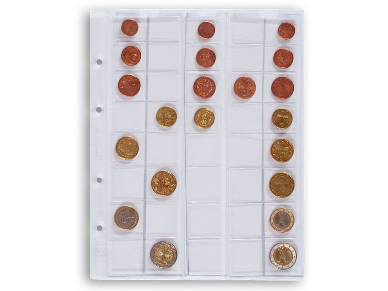 Lighthouse Optima Coin Sheets Euro-Set (M40)