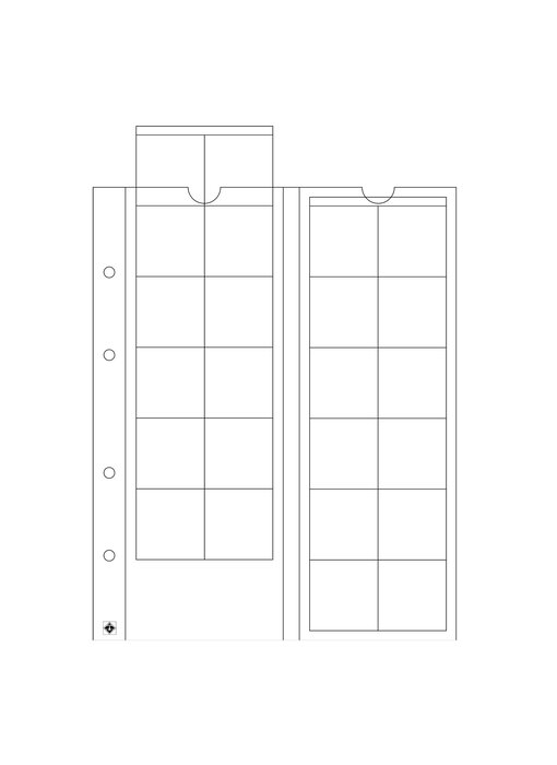Optima Coin Sheets 34 (M24)