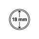 Coin Capsules Inner Diameter 18 MM