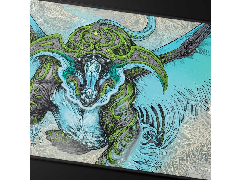 Ultra-Pro Ultra Pro Playmat MTG Return To Tarkir Temur Black Stitched