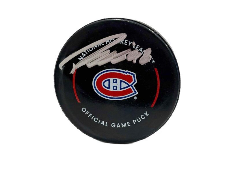 Patrik Laine Autographed Puck - Official