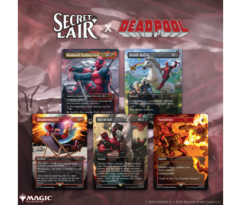 MTG Secret Lair x Marvel's Deadpool