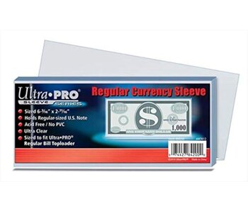 Ultra Pro Sleeves Currency Regular 100ct