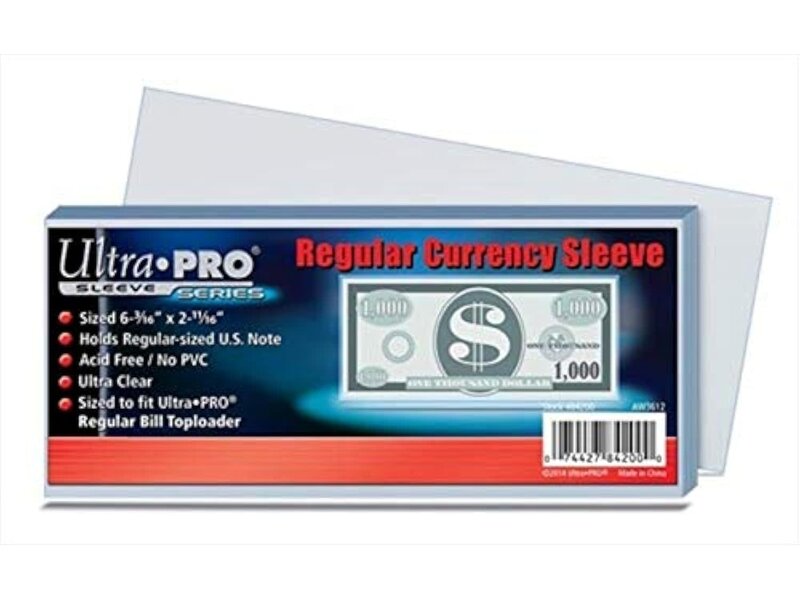 Ultra-Pro Ultra Pro Sleeves Currency Regular 100ct