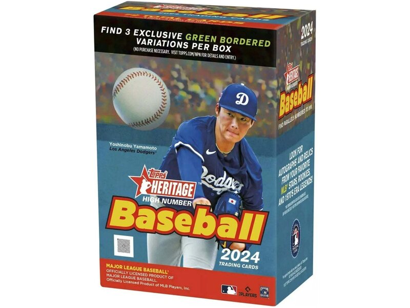 Topps 2024 Topps Heritage High Number Baseball Blaster Value Box