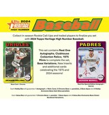 Topps 2024 Topps Heritage High Number Baseball Blaster Value Box