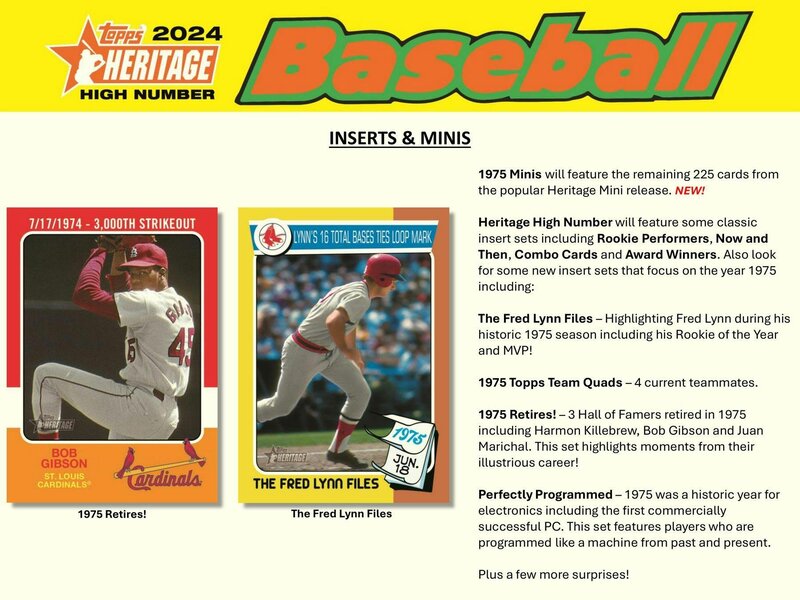 Topps 2024 Topps Heritage High Number Baseball Blaster Value Box