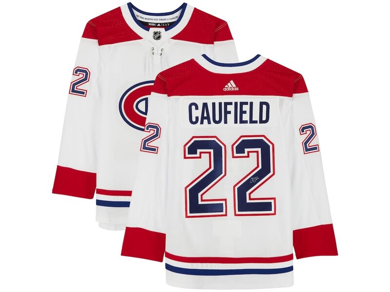 Cole Caufield Montreal Canadiens Fanatics Authentic Autographed adidas White Jersey