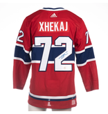 Arber Xhekaj Autographed Adidas Authentic Jersey